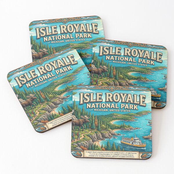 Item preview, ISLE ROYALE NATIONAL PARK MICHIGAN designed and sold by likbatonboot.