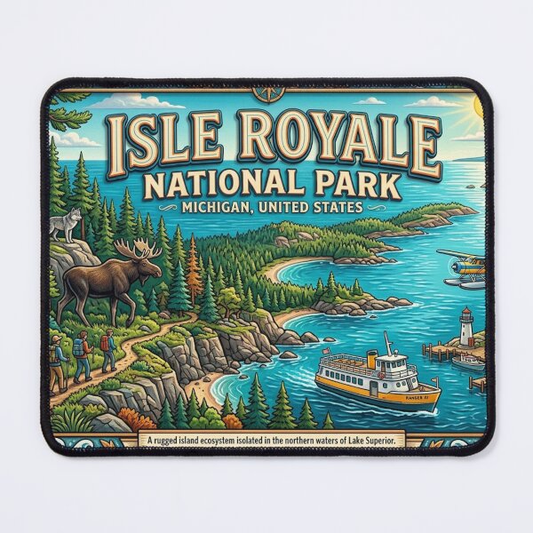 Item preview, ISLE ROYALE NATIONAL PARK MICHIGAN designed and sold by likbatonboot.