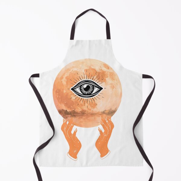 Item preview, Mystic Eye Full Moon Celestial Occult Artwork designed and sold by DearBunnyArt.