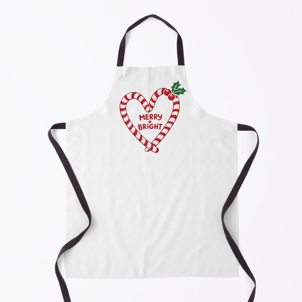 Item preview, Merry and Bright Candy Cane Heart Christmas Graphic designed and sold by The secret storage room.