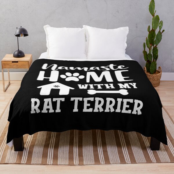 Item preview, Namaste Home With My Rat Terrier Dog Lover designed and sold by SoyLamderma.