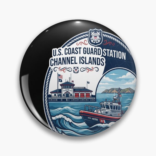 Item preview, Chart Art - Coast Guard Station Channel Islands designed and sold by 7xShirt1.