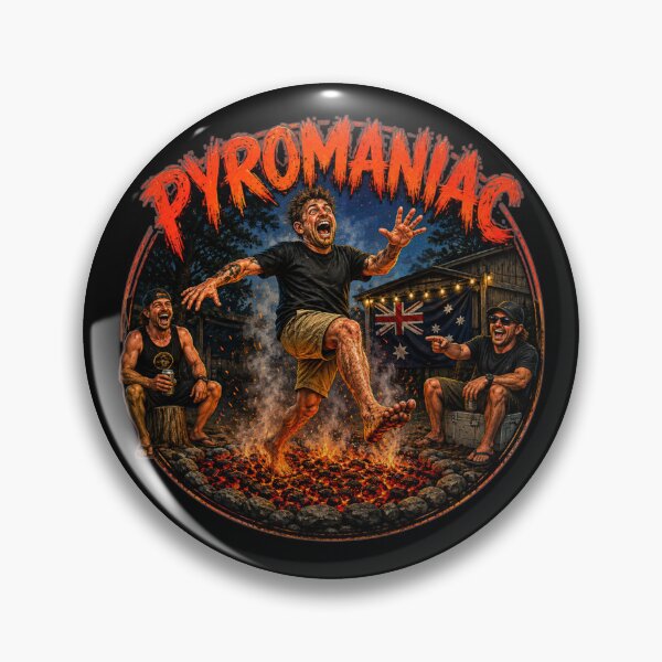 Item preview, Pyromaniacs Aussie Campfire Humour Design designed and sold by EverclearDesign.