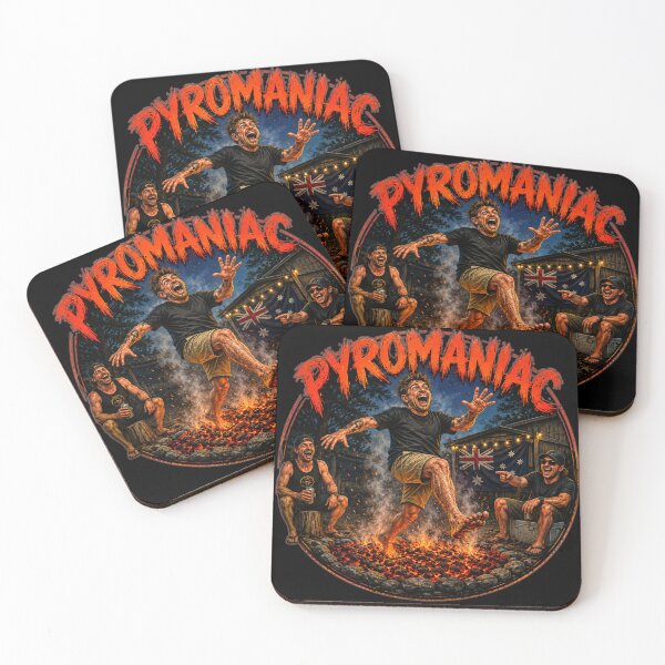 Item preview, Pyromaniacs Aussie Campfire Humour Design designed and sold by EverclearDesign.