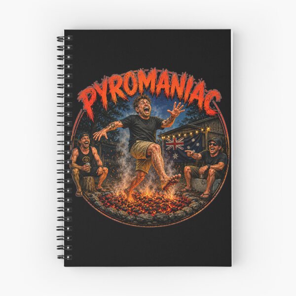 Item preview, Pyromaniacs Aussie Campfire Humour Design designed and sold by EverclearDesign.