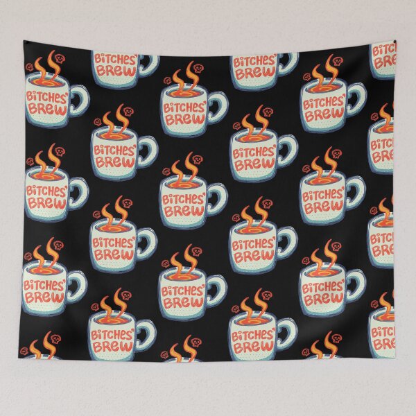 Item preview, Bitches Brew Funny Spooky Coffee Mug Witch Graphic designed and sold by sakariingallery.