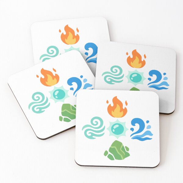 Item preview, Four Elements Symbol Sticker | Earth Water Fire Air Minimalist Elemental Design designed and sold by Gosticky004.