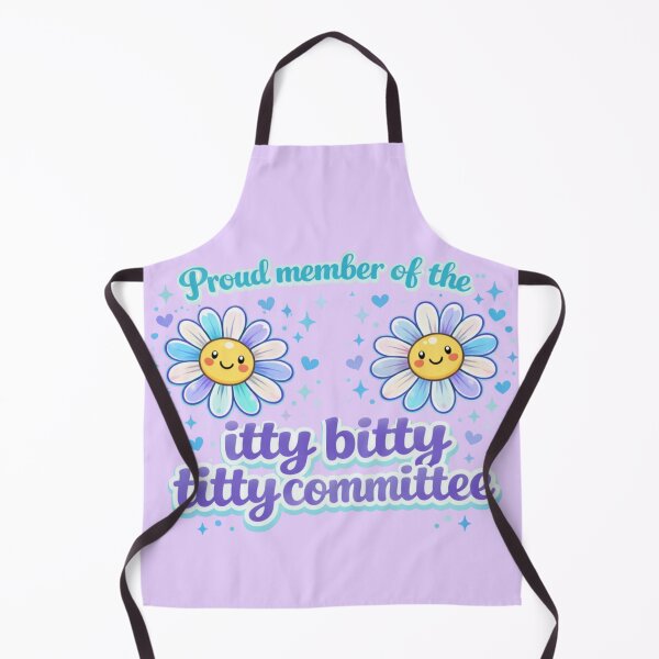 Item preview, Proud Member of the Itty Bitty Titty Committee – Retro Blue Version designed and sold by ItssMeSammie.