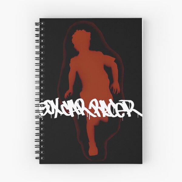 Item preview, Racer Running Silhouette White Graffiti designed and sold by Meriall.