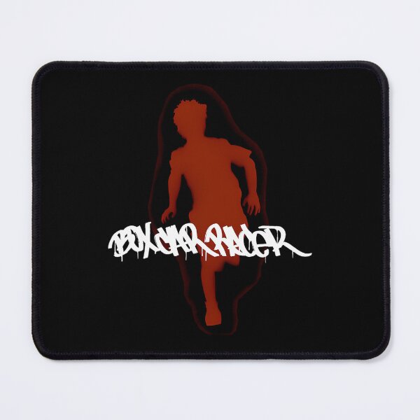 Item preview, Racer Running Silhouette White Graffiti designed and sold by Meriall.
