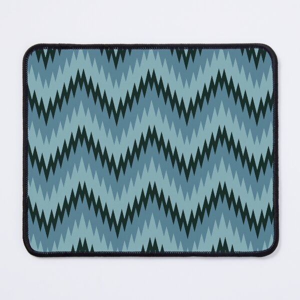 Item preview, Teal Blue Zigzag Wave Geometric Seamless Pattern designed and sold by Jyoti Digital Artist.
