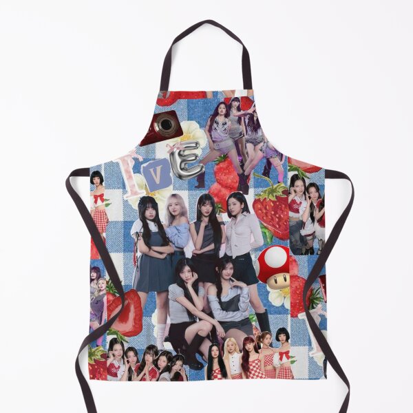 Item preview, IVE K-pop strawberry Pink Aesthetic Collage designed and sold by KryaArts27.