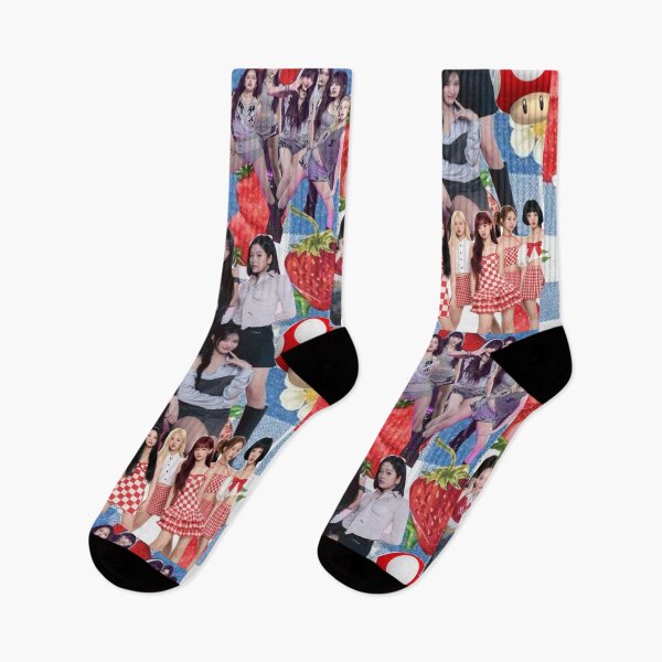 Item preview, IVE K-pop strawberry Pink Aesthetic Collage   designed and sold by KryaArts27.