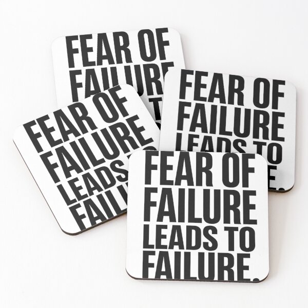 Item preview, Fear Of Failure Leads To Failure Quote Design designed and sold by hoille.