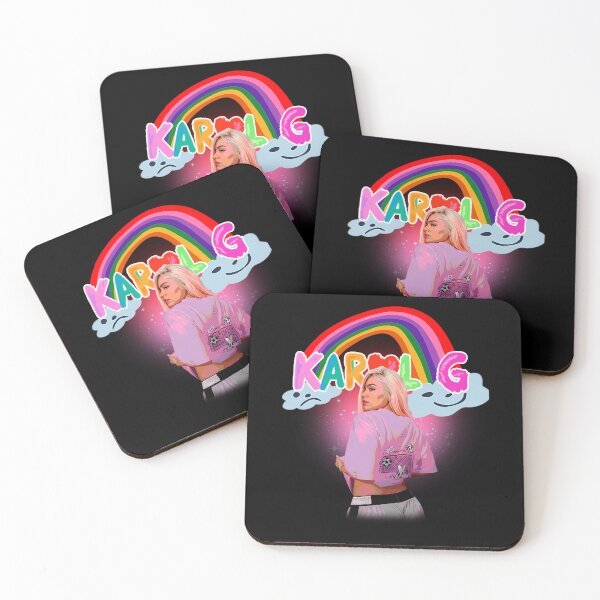 Item preview, Karol G Rainbow Cloud Pop Poster designed and sold by SQHAFID.