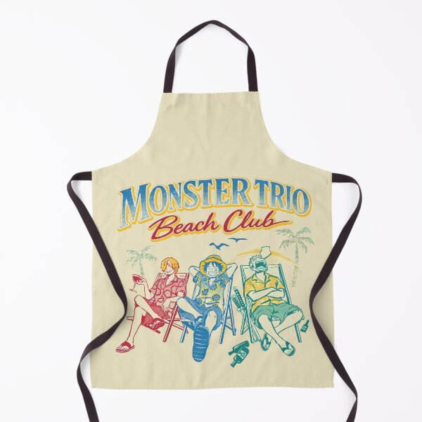 Item preview, Monster Trio Beach Club No Work, All Play designed and sold by PRINTATSTUDIO.