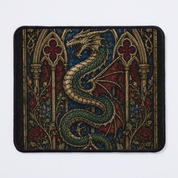 Item preview, Stained Glass Dragon Emblem designed and sold by MWprint.