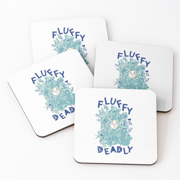 Item preview, Fluffy but Deadly (blue edition) designed and sold by Juliette Lancien.