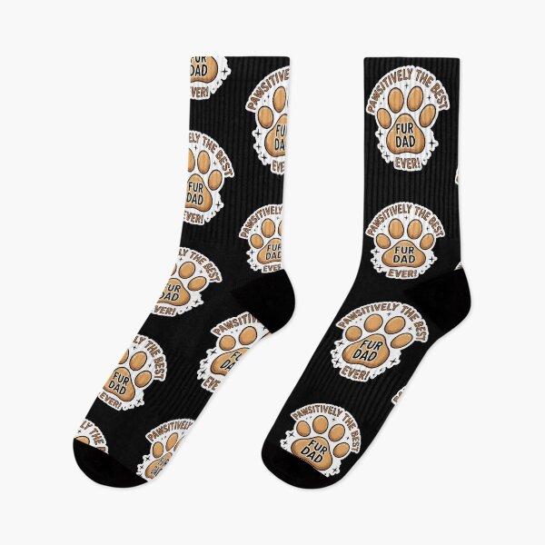 Item preview, Pawsitively The Best Fur Dad Ever Paw Print Design designed and sold by SoyLamderma.