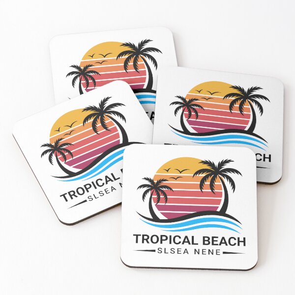Item preview, Retro Palm Tree Sunset | Minimal Tropical Beach Ocean Vintage Summer Design designed and sold by Awarrie.