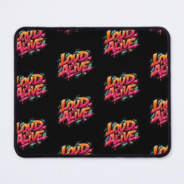 Item preview, Loud & Alive – Neon Festival Graffiti Design designed and sold by Arrow2025.