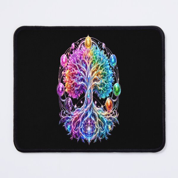 Item preview, Cosmic Tree of Life Chakra Holographic designed and sold by Inky Atlas.