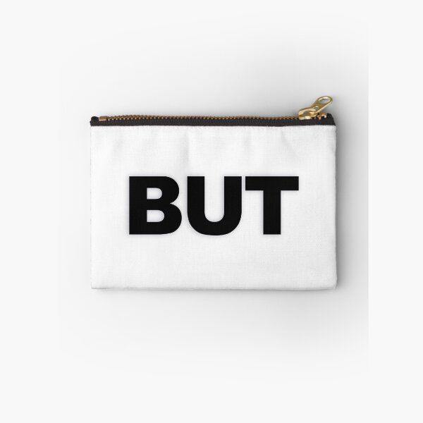 Item preview, BUT — Black Minimal Bold Type Statement designed and sold by WORDPAUSE.