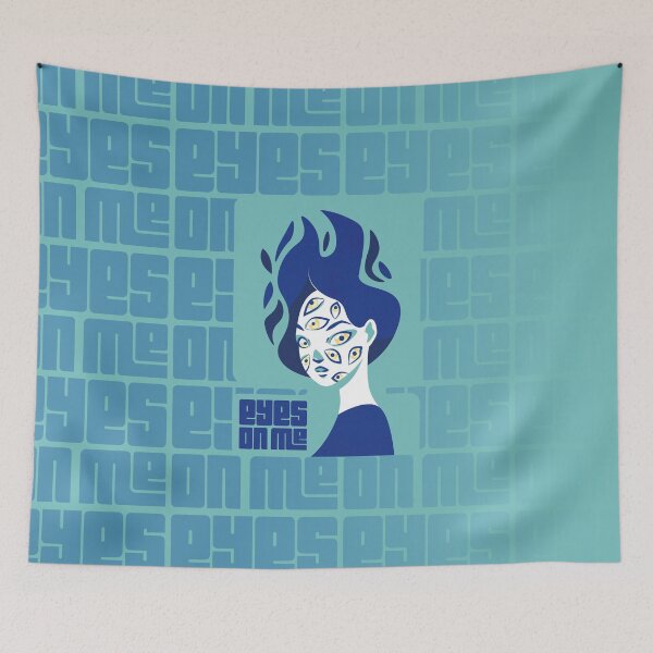 Item preview, Eyes on me (blue edition) designed and sold by Juliette Lancien.