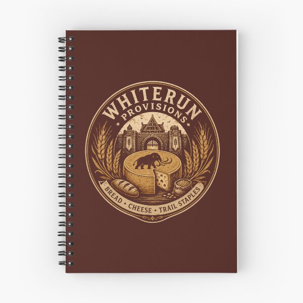 Item preview, Whiterun Provisions & Mammoth Cheese Badge designed and sold by agearb.