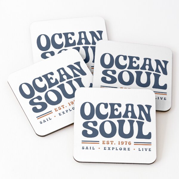 Item preview, Ocean Soul Vintage Sailing Typography Retro designed and sold by MWSailingClub.