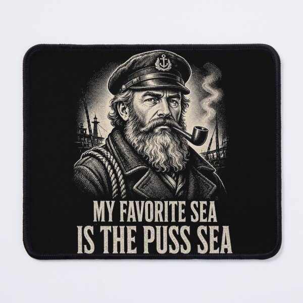 Item preview, My Favorite Sea is The Puss-Sea designed and sold by TheEndDesign.