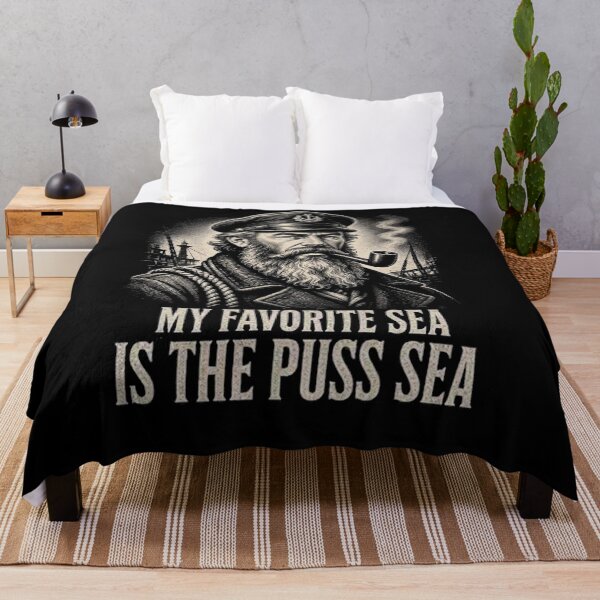 Item preview, My Favorite Sea is The Puss-Sea designed and sold by TheEndDesign.