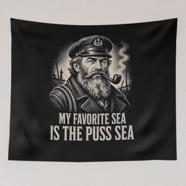 Item preview, My Favorite Sea is The Puss-Sea designed and sold by TheEndDesign.
