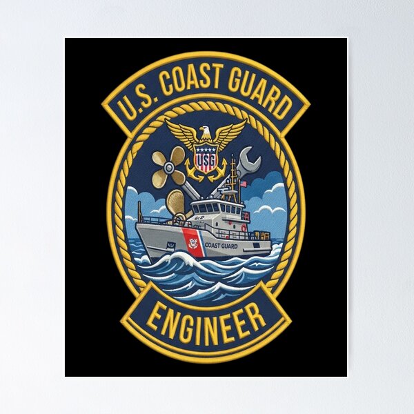 Item preview, Cover Art Series - Coast Guard 45 Engineer designed and sold by 7xShirt1.