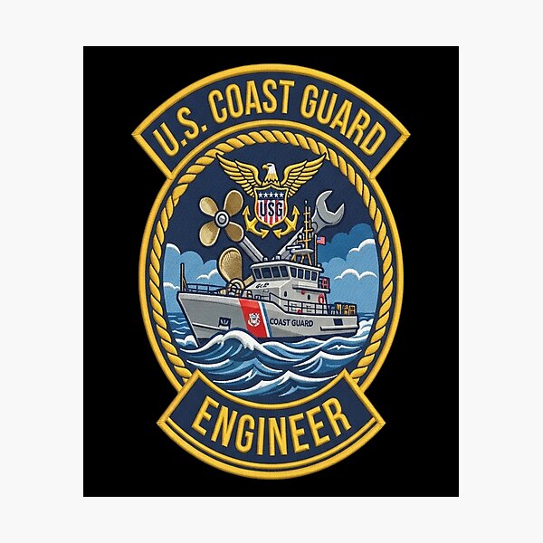 Item preview, Cover Art Series - Coast Guard 45 Engineer designed and sold by 7xShirt1.