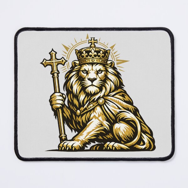 Item preview, Lion of Judah King with Crown and Scepter designed and sold by HolyLandDesigns.