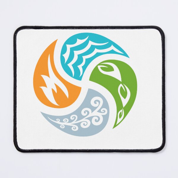 Item preview, Four Elements Symbol Sticker | Earth Water Fire Air Minimalist Elemental Design designed and sold by Gosticky004.