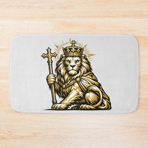 Item preview, Lion of Judah King with Crown and Scepter designed and sold by HolyLandDesigns.