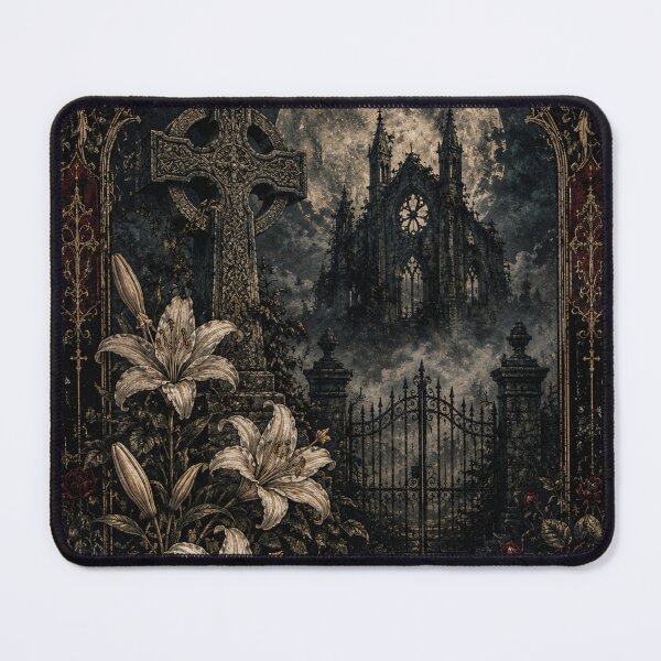 Item preview, Gothic Cemetery Beneath Full Moon designed and sold by MWprint.