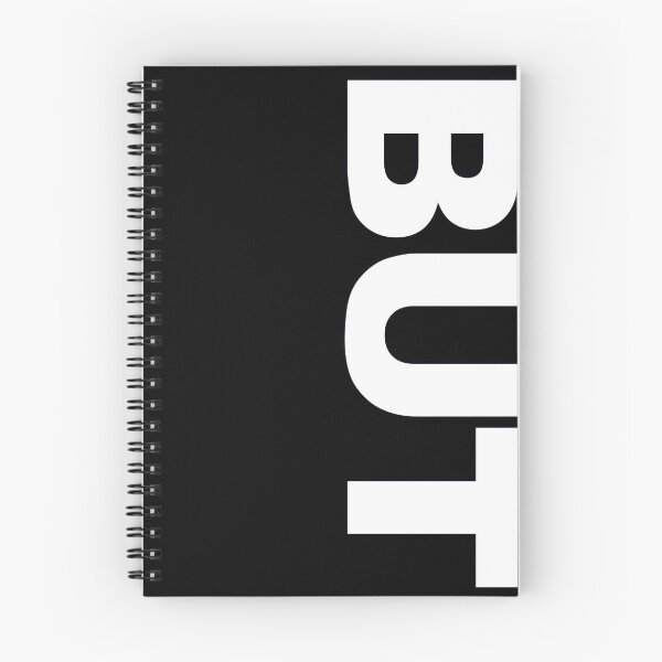 Item preview, BUT — White Minimal Bold Type Statement designed and sold by WORDPAUSE.