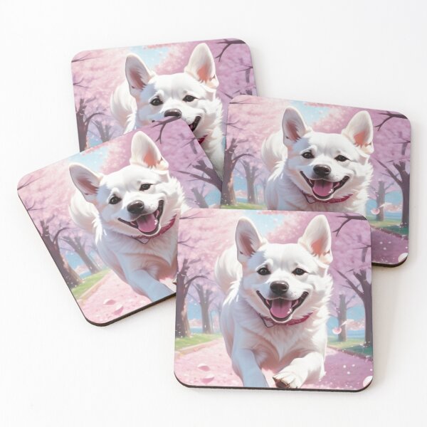 Item preview, Animals - Shiba Inu Dog, Spring Joy under the Cherry Blossoms designed and sold by World-Pets.