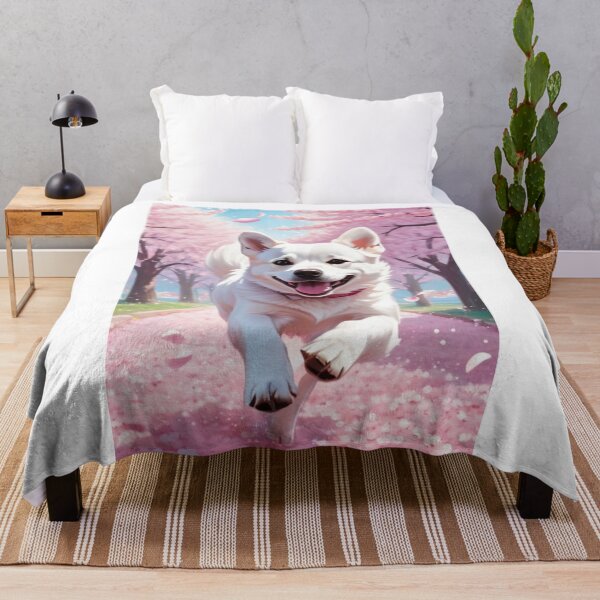 Item preview, Animals - Shiba Inu Dog, Spring Joy under the Cherry Blossoms designed and sold by World-Pets.