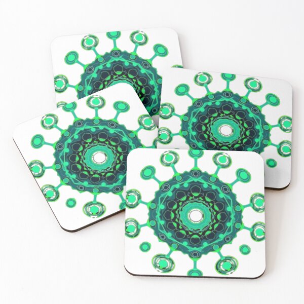 Item preview, Cyclospora Geometric Laboratory Pattern |   Modern Science Graphic |   Biotech Design designed and sold by MystiColo.