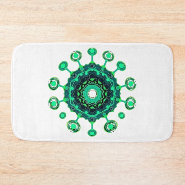 Item preview, Cyclospora Geometric Laboratory Pattern | Modern Science Graphic | Biotech Design designed and sold by MystiColo.