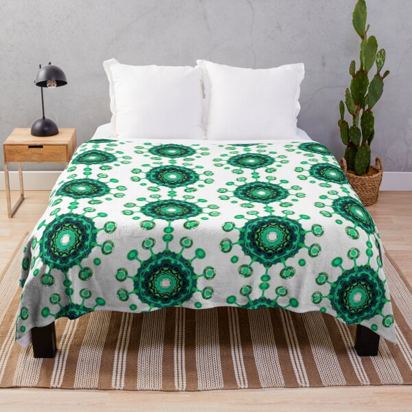 Item preview, Cyclospora Geometric Laboratory Pattern | Modern Science Graphic | Biotech Design designed and sold by MystiColo.