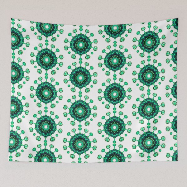 Item preview, Cyclospora Geometric Laboratory Pattern |   Modern Science Graphic |   Biotech Design designed and sold by MystiColo.