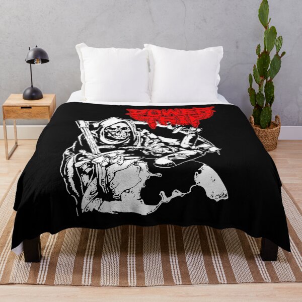 Item preview, Red Silhouette Style Crossover Thrash Band designed and sold by LaughingLattes.