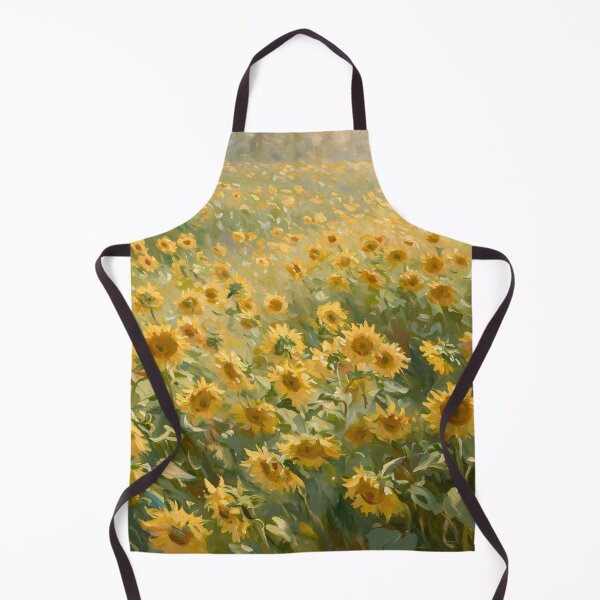 Item preview, Impressionist Landscape Sunflowers Field designed and sold by Late Theory.