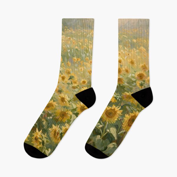 Item preview, Impressionist Landscape Sunflowers Field designed and sold by Late Theory.