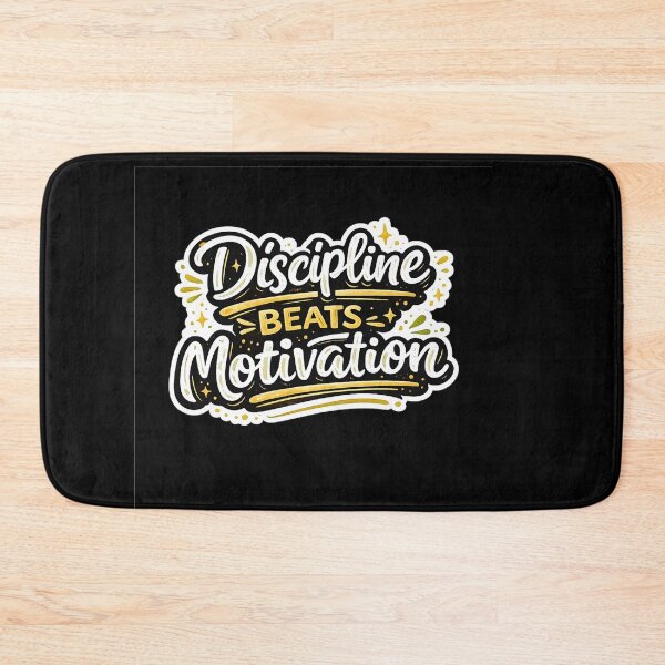 Item preview, Discipline Beats Motivation | Motivational Quote Sticker | Inspirational Typography designed and sold by ritach11.